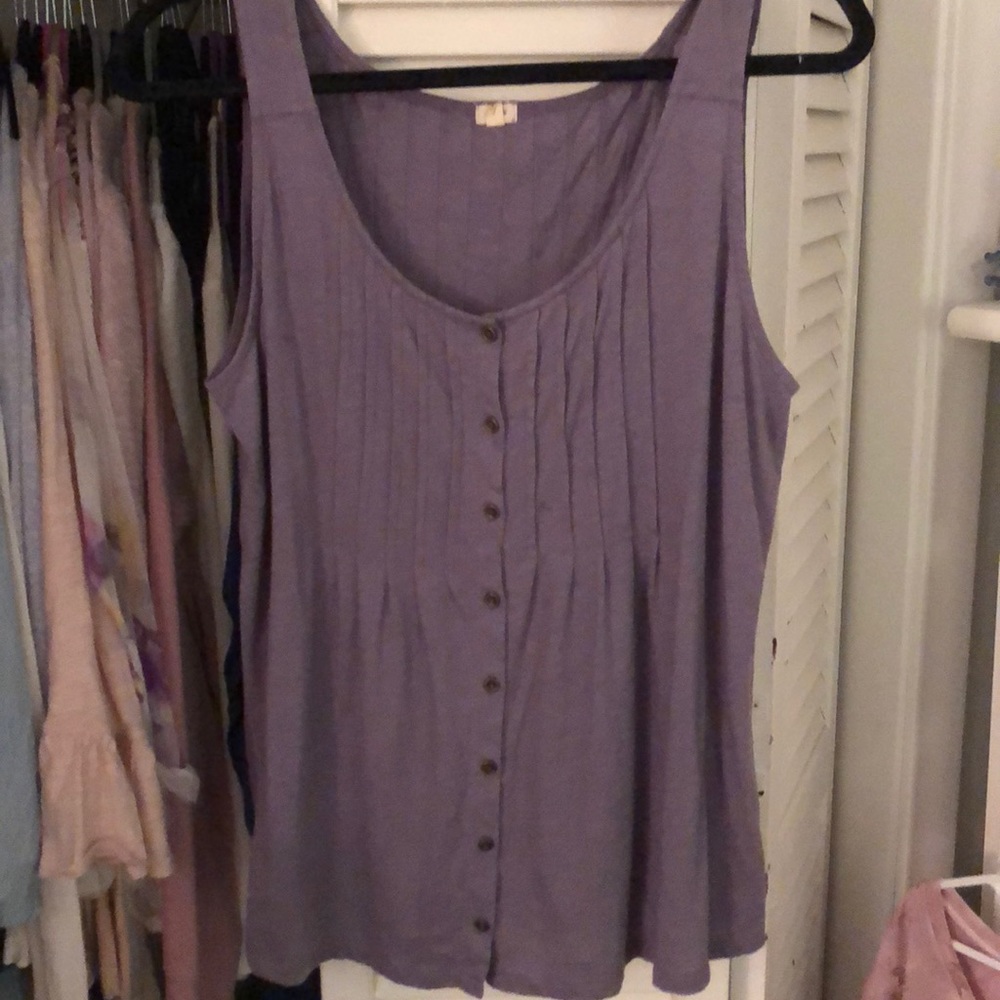 purple jcrew tank